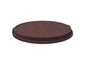 Купить крышка люк полимерный канализационный 1.5 тонны в Лиде