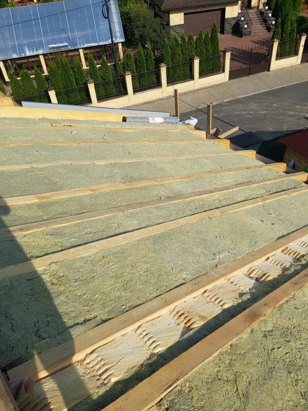 Утепление крыши частного дома в Лиде