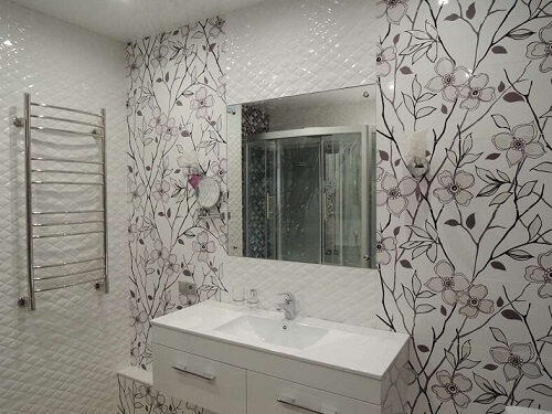 Кладка плитки в ванной в Лиде