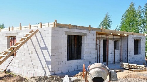 Кладка стен из газосиликатных блоков в Лиде