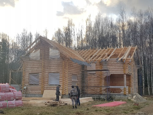 Монтаж кровли из металлочерепицы в Лиде