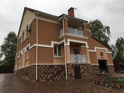 Наружная отделка дома в Лиде