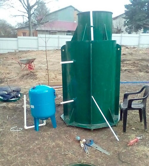 Обвязка скважины на воду в Лиде