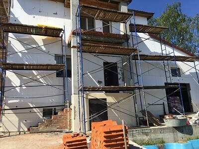 Отделка дома снаружи в Лиде