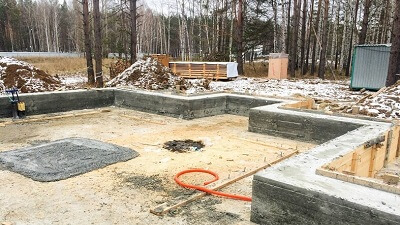 Строительство фундамента в Лиде