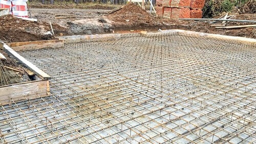 Плитный фундамент под дом в Лиде