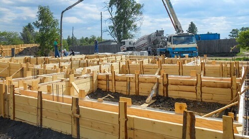 Свайный фундамент с ростверком в Лиде