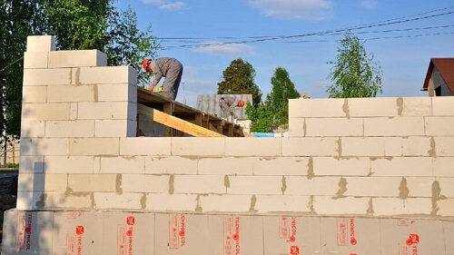 Укладка газосиликатных блоков в Лиде