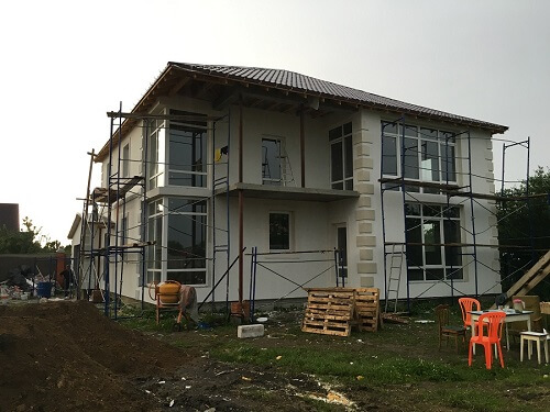 Утепление дома пенопластом снаружи в Лиде