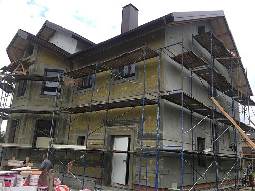 Утепление фасада минеральной ватой в Лиде