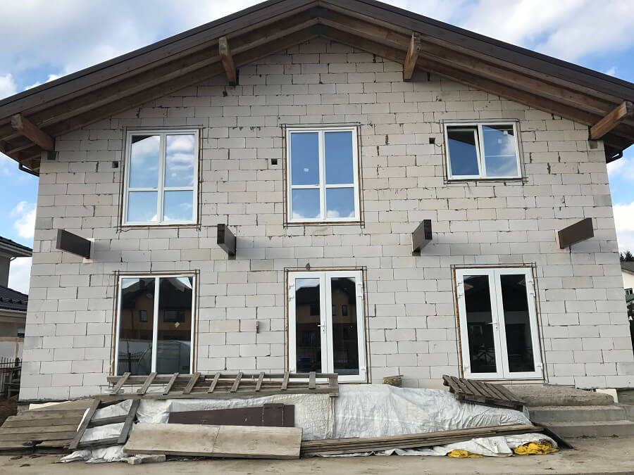 Утепление стен дома в Лиде