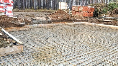 Заливка фундамента под дом в Лиде