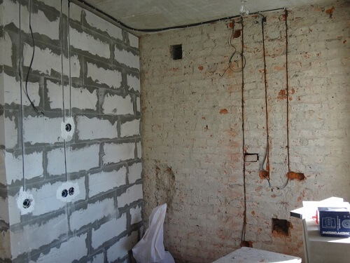 Замена проводки в квартире в Лиде