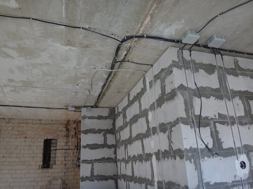 Замена проводки в доме в Лиде